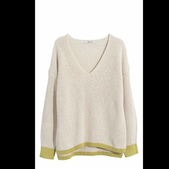 NWT Madewell Tipped Ridgeton sweater. Size XS - Picture 4 of 5